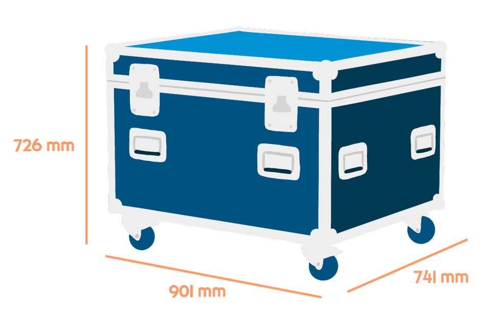 sketch of a flight case for iris 32