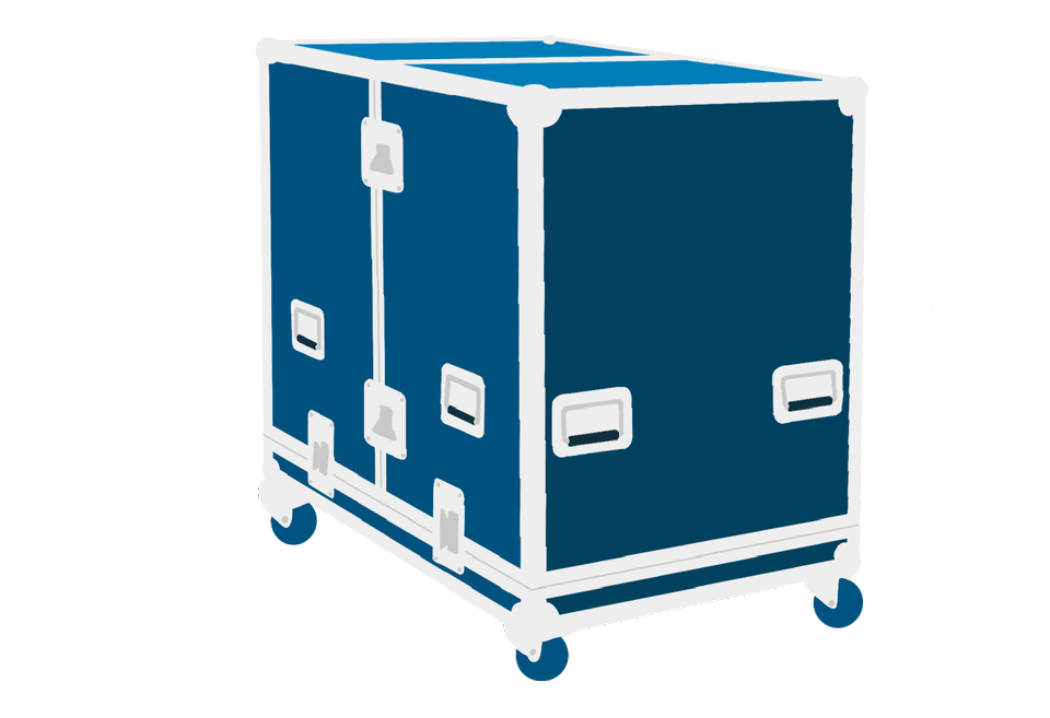 sketch of a flight case for iris 32