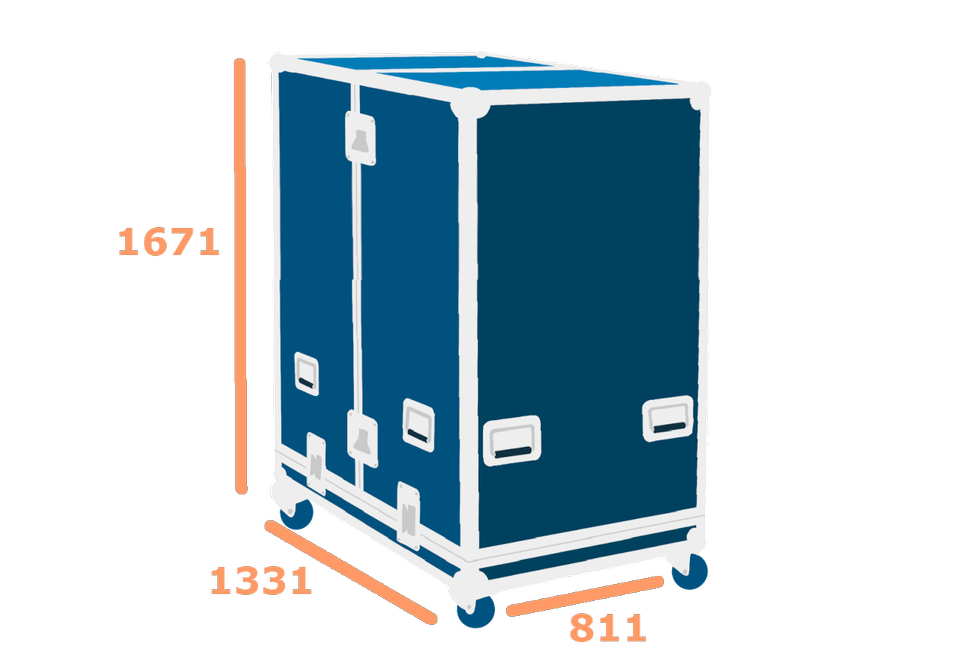 sketch of a flight case for iris 46