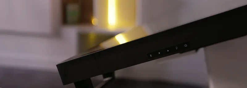 Vue de détail d'une table tactile conçue et fabriquée par Holusion